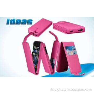 Extra Slim Apple iPhone Leather Cases , Flip Protective Cas